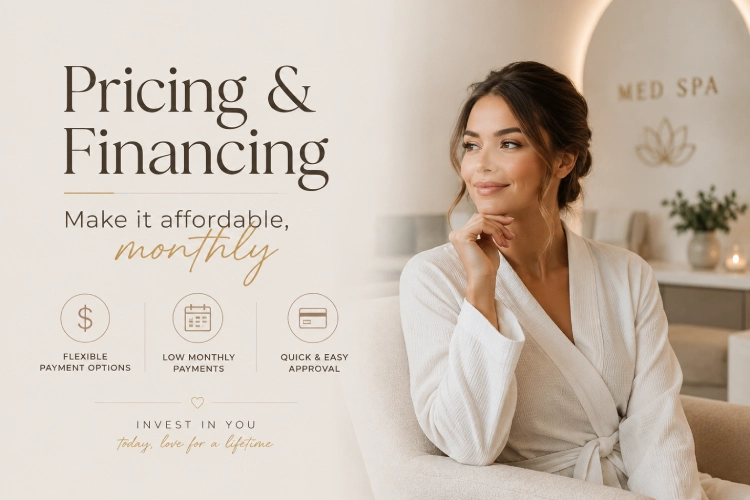 Pricing and financing — make your treatment affordable with low monthly payments