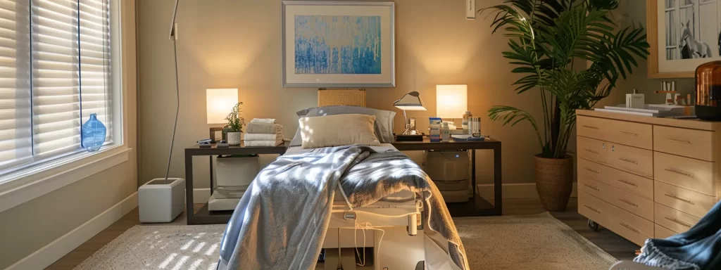 a serene, well-organized room with comfortable clothes laid out, appointment details on display, and a transportation plan in place, all set up for a successful ultherapy treatment day.