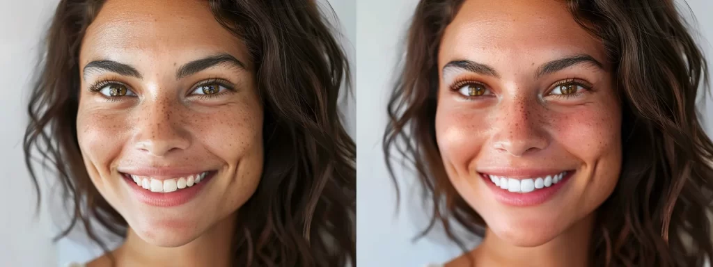 a woman with radiant, lifted skin smiling confidently after an ultherapy session.