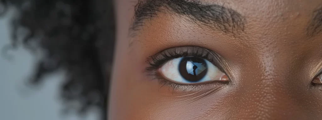 a close-up photo of a woman with radiant, lifted eyes showcasing the results of a pdo thread lift for eye rejuvenation.