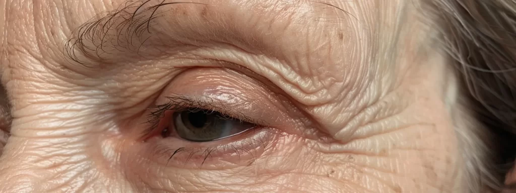 a close-up photo of a radiant eye area with minimized fine lines and wrinkles, showcasing improved skin texture and elasticity after microneedling rf treatment.