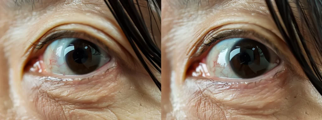 a patient receiving a focused rf microneedling treatment for dark circles, with a soothing environment and techniques to enhance comfort and manage pain.