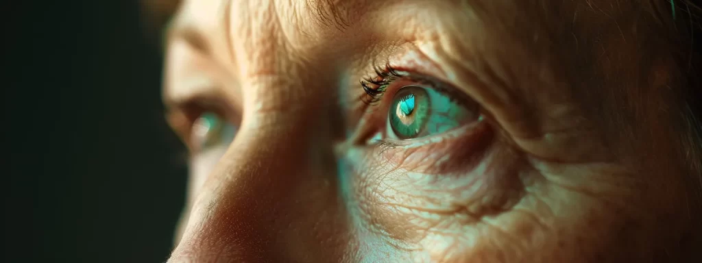 a woman gently applying moisturizer around her eyes, with a serene expression, following post-treatment care for lasting results after radiofrequency skin tightening.