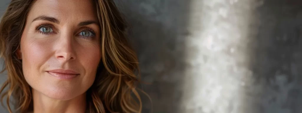 a woman with a sculpted jawline, enhanced by dermal fillers and botox, radiating confidence and beauty.