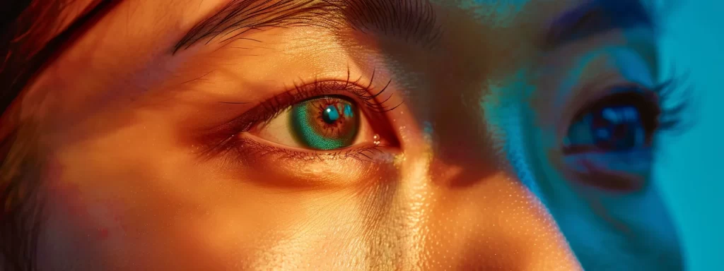 a woman with vibrant, luminous eyes and smooth skin, showcasing the benefits of combined treatments for a non-surgical eye lift.